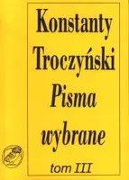Okładka: Pisma wybrane tom III