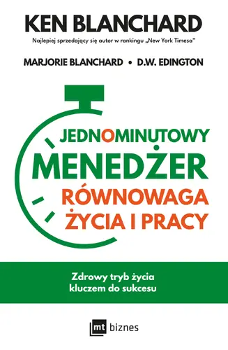 Okładka: Jednominutowy Menedżer Równowaga życia i pracy