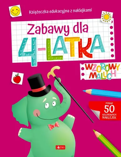 Okładka: Wzorowy maluch. Zabawy dla 4-latka