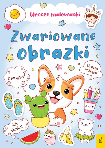 Okładka: Urocze malowanki. Zwariowane obrazki