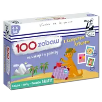 Okładka: 100 zabaw z kangurem Arturem