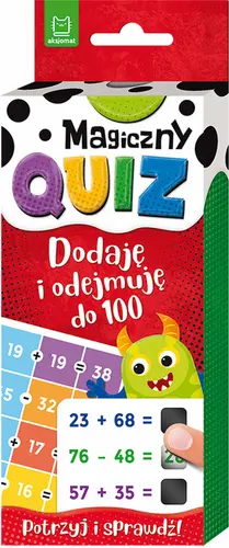 Okładka: Magiczny quiz. Dodaję i odejmuję do 100