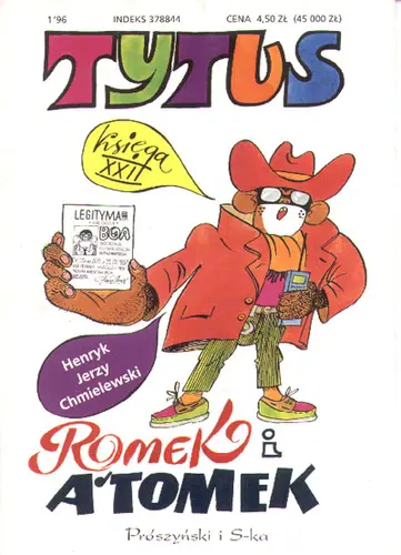 Okładka: Tytus, Romek i A'Tomek. Księga XXII. Tytus gangsterem