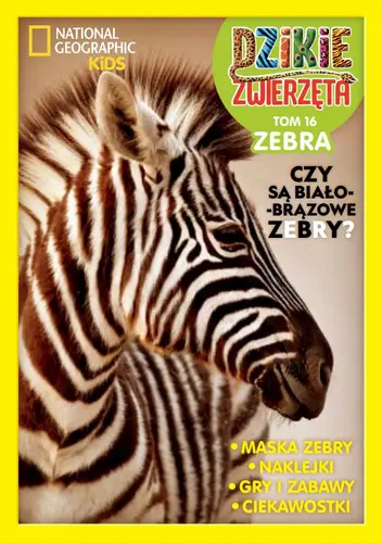 Okładka: Dzikie Zwierzęta cz.16 Zebra