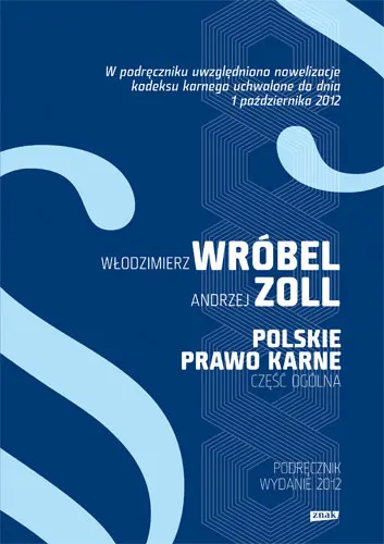 Okładka: Polskie Prawo Karne. Część Ogólna