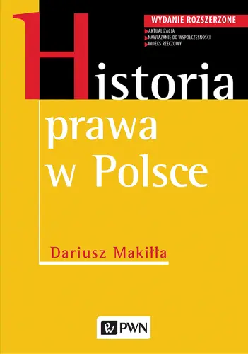 Okładka: Historia prawa w Polsce