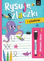 Okładka: Piszę i zmazuję. Rysuję szlaczki z pisakiem