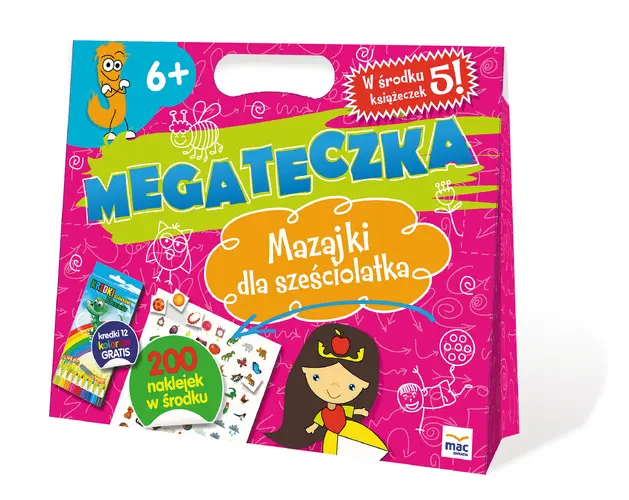 Okładka: Mega Teczka - Mazajki Sześciolatka