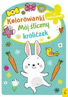 Okładka: Kolorowanka z wykrojnikiem. Mój śliczny króliczek