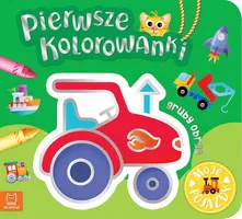 Okładka: Pierwsze kolorowanki. Moje pojazdy. Gruby obrys
