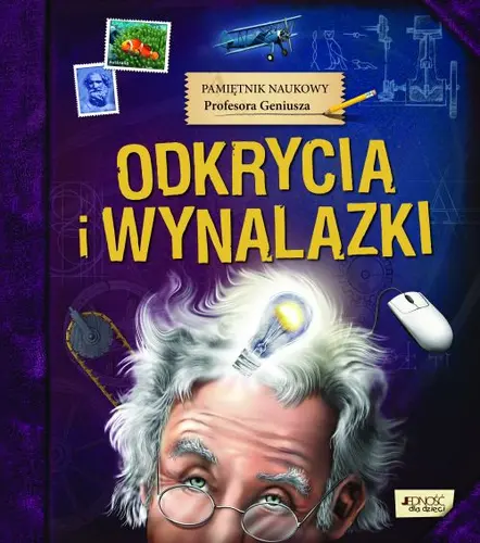 Okładka: Pamiętnik Naukowy Profesora Geniusza.
