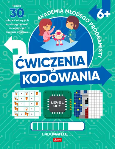 Okładka: Akademia młodego programisty. Ćwiczenia z kodowania