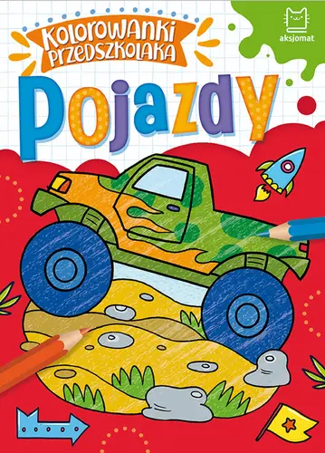 Okładka: Kolorowanki przedszkolaka. Pojazdy