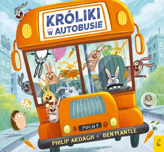 Okładka: Pędzące króliki. Króliki w autobusie