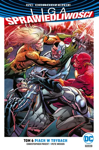 Okładka: Liga Sprawiedliwości – Piach w trybach