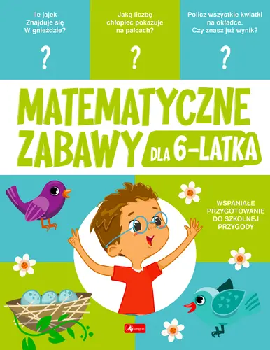 Okładka: Matematyczne zabawy dla 6-latka