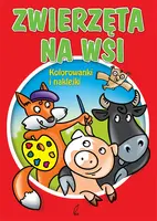 Okładka: Zwierzęta na wsi. Kolorowanki