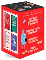 Okładka: Pakiet: Tajemnica morderstwa w Windsorze, Zbrodnia w pałacu Buckingham, Morderstwo po królewsku, Śmierć w diamentach