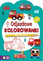 Okładka: Odjazdowe kolorowanki. Wozy strażackie