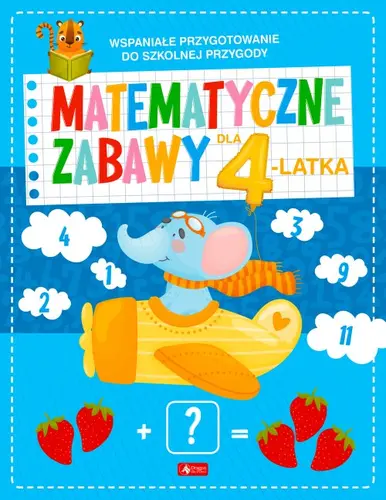 Okładka: Matematyczne zabawy dla 4-latka (Fabulo)
