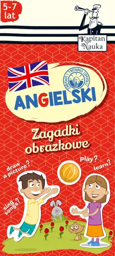 Okładka: Zagadki obrazkowe Angielski 5-7 lat