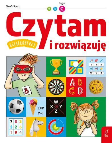 Okładka: Książkożercy. Czytam i rozwiązuję. Poziom 3. Tom 3