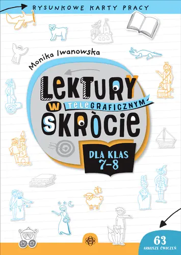 Okładka: Lektury w teleGRAFICZNYM skrócie dla klas 7–8