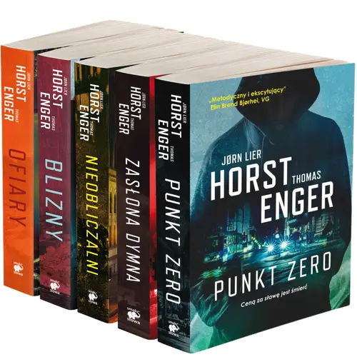 Okładka: Pakiet: Punkt zero/ Zasłona dymna/ Nieobliczalni/ Blizny /Ofiary