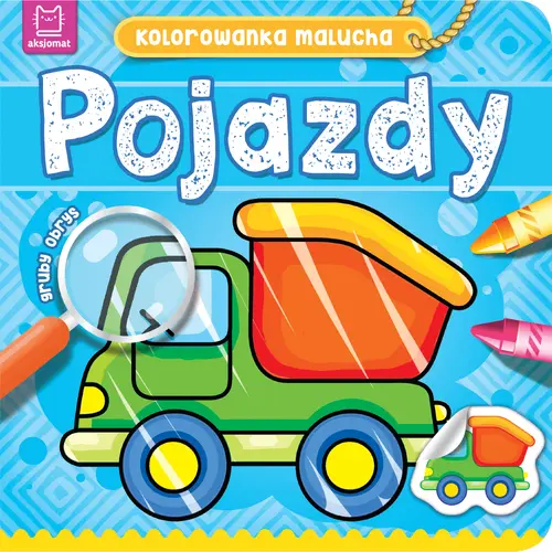 Okładka: POJAZDY kolorowanka malucha