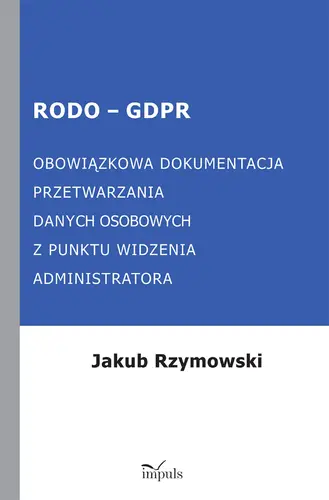 Okładka: RODO - GDPR