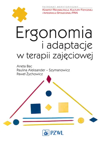 Okładka: Ergonomia i adaptacje w terapii zajęciowej