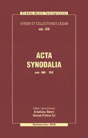 Okładka: Acta Synodalia - Od 506 do 553 roku