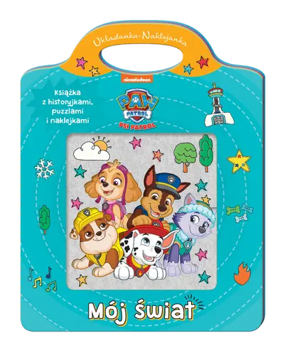 Okładka: Psi Patrol. Układanka-Naklejanka. Mój świat