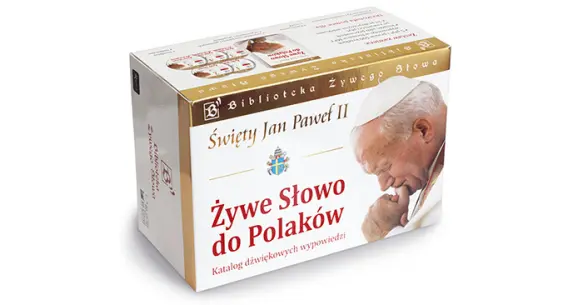 Okładka: Święty Jan Paweł II.  Żywe Słowo do Polaków