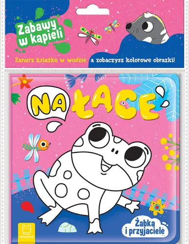 Okładka: Żabka i przyjaciele. Na łące. Zabawy w kąpieli