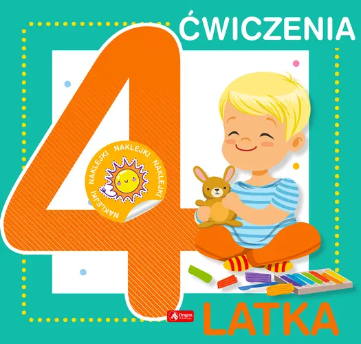 Okładka: Ćwiczenia 4-latka z naklejkami