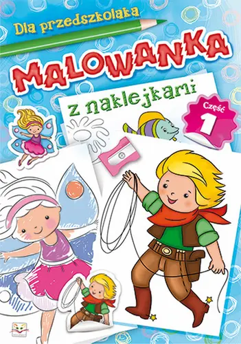 Okładka: Malowanka z naklejkami cz. 1
