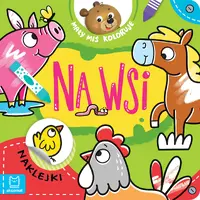 Okładka: Mały miś koloruje. Na wsi