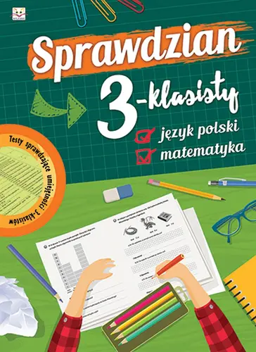 Okładka: Sprawdzian 3-klasisty. Język polski i matematyka