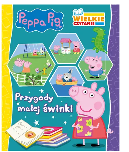Okładka: Peppa Pig. Wielkie czytanie. Przygody małej świnki