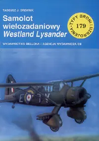 Okładka: Samolot wielozadaniowy Westland Lysander. Zeszyt nr 179