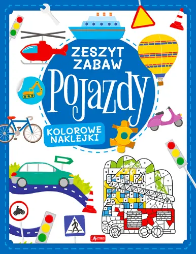 Okładka: Pojazdy. Zeszyt zabawy