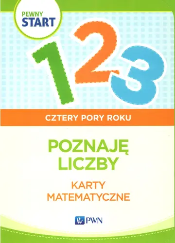 Okładka: Pewny start Cztery pory roku Poznaję liczby Karty matematyczne