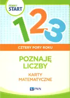 Okładka: Pewny start Cztery pory roku Poznaję liczby Karty matematyczne