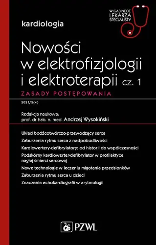 Okładka: Nowości w elektrofizjologii i elektroterapii. Zasady postępowania. cz. 1