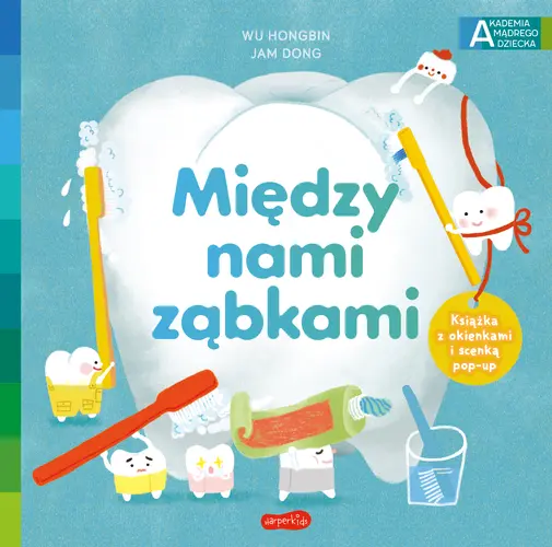 Okładka: Między nami ząbkami