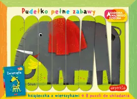Okładka: Zwierzęta. Akademia mądrego dziecka. Pudełko pełne zabawy
