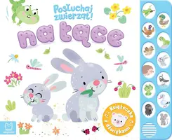 Okładka: Na łące. Posłuchaj zwierząt! Książeczka z dźwiękami