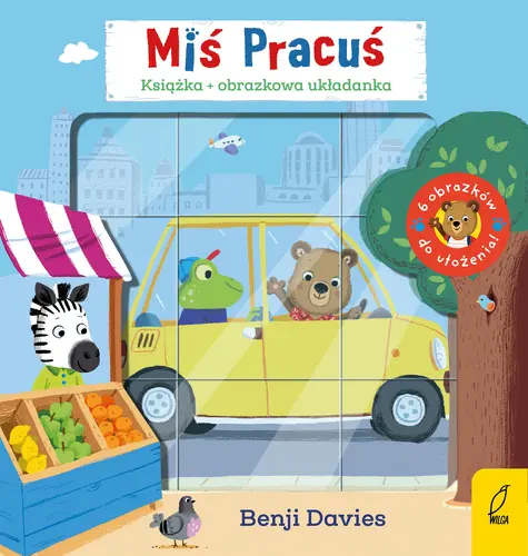 Okładka: Miś Pracuś. W drogę! + obrazkowa układanka