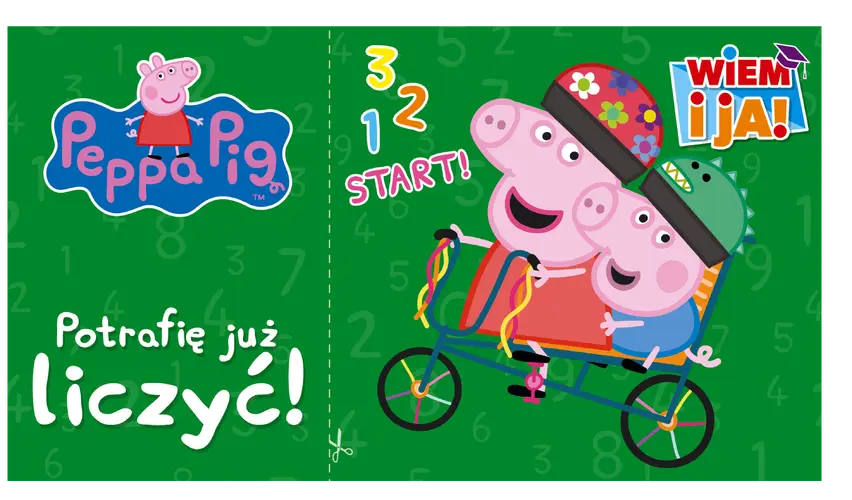 Okładka: Peppa Pig. Wiem i ja! Potrafię już liczyć